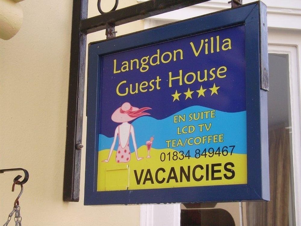 Langdon Villa Guest House Tenby Exterior foto